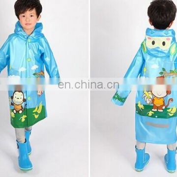 promotional kids children plastic rain cape