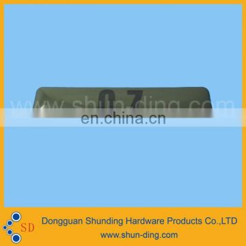 customized metal thick epoxy stickers for machine