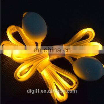 Wholesale popular luminous led reflective shoelace maker for euroean