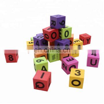 Eva Foam Building Blocks 30 Pcs Soft Alphabet Blocks & Numbers Blocks Educational Toy With Carry Bag