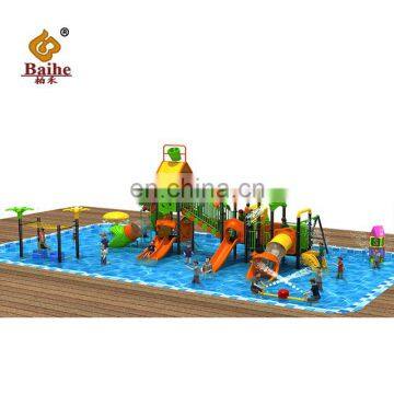 New Product Children Outdoor Amusement ParkOutdoor Playground Equipment Slides Plastic Kids Water Slide