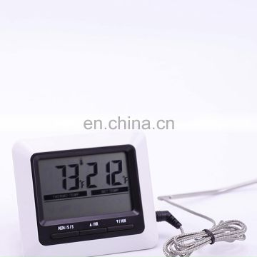 Kitchen stainless steel waterproof probe electronic battery thermometer for food