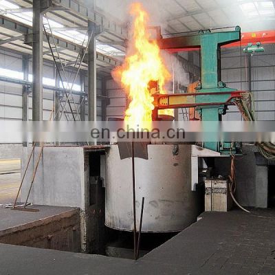Iron scrap melting electric arc furnace
