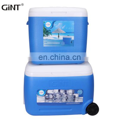 GINT 55L Hot Selling Large Outdoor Camping PP PU Foam Wheels Cooler Box