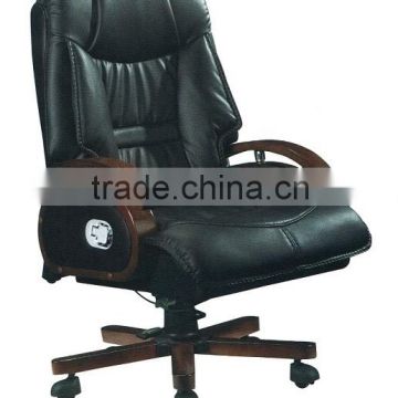 Oupuesn black PU office executive chair