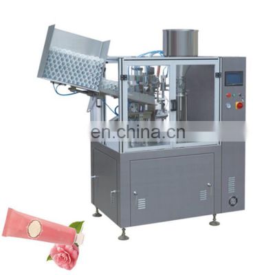 automatic plastic tube filling and sealing machine liquid paste filling machine with mixer