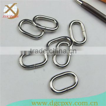 silver oval ring buckles for bags