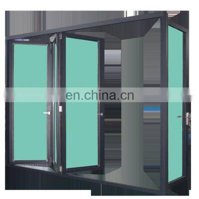 YY Home aluminium frame Glass Panel bifolding Door
