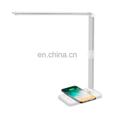 Portable Wireless Rechargeable Luminaire Dimmable Folding Indoor Lighting Led Desk Table Reading Lamp