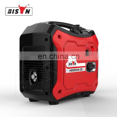 Bison China Silent Type 2 Kw 2000W 2 Kva Gasoline Inverter Power Generator Digital