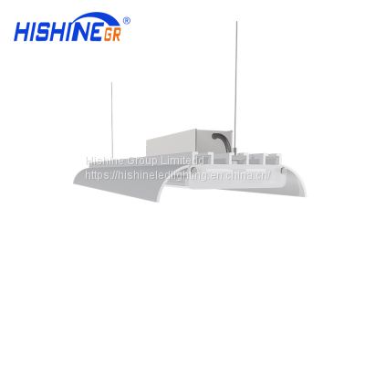 hishine professional factory 30w 60w 90w 120w  K3 led linear high bay light and lamp for commercial