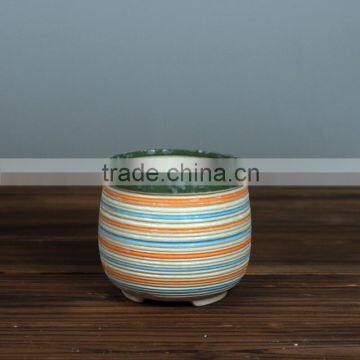 2015 new design ceramic flower pot