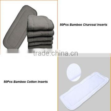 Organic Bamboo Cotton Inerts Liners and Bamboo Charocal inserts Pad Mat