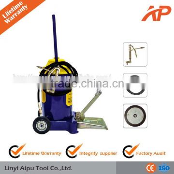 12L AAP Foot Grease Pump With Wheels, Hardware Tools For Vehicle Maintaiance