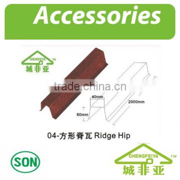 Stone Roof sheet Accessories Ridge Hip