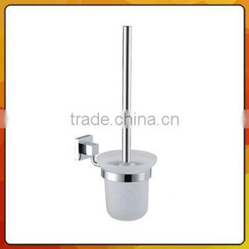 Wall mounted toilet brush with brass holder 2300