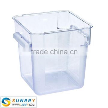 2015 hot sale 4QT disposable plastic food container made of PC