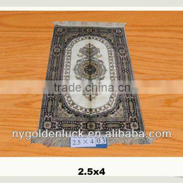 Best Selling Chinese Handknotted Spun Silk Commercial Hotel Carpet