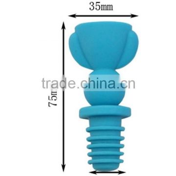 Dongguan Tufeng Flexible customized designs acceptable silicone wine stopper/bottle stopper