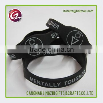 High quality wide silicone bracelets