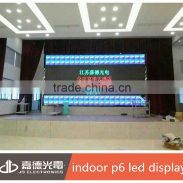full color P6 smd module indoor led board display for meeting/concert