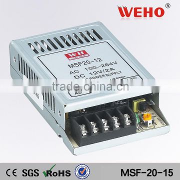High quality Led 15v 1.6amp ultrathin Power Supply 20w