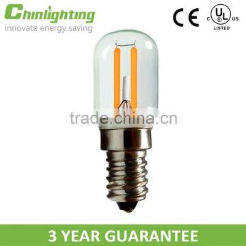 High quality 1.2w 120lm e12 e14 t22 filament led bulb