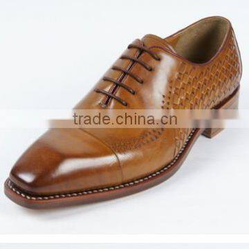 CXM115 Man leather laced up oxford shoe