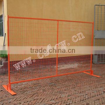 Square Tube Frame 6ft Temporary Fencing Panels For Canada