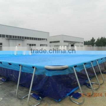 2016 popular commercial promotional large inflatable swimming pool, large matel frame swimming pool