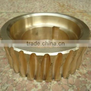 Good smooth OEM brass worm gear with Competitive Price