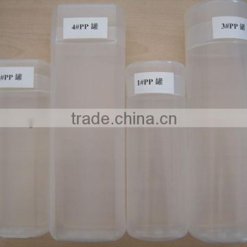 Plastic tube for cleaning cloth