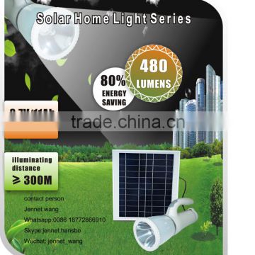 8W waterproof and popular solar portable lantern solar emergency light with three levels led