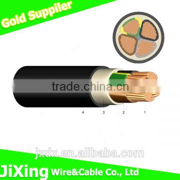 underground electrical copper armoured cable 4 core 25mm
