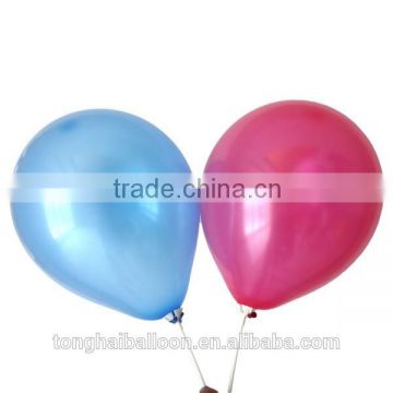 wholesale pearlized latex balloon made in China /promotion balloon/metallic round balloon