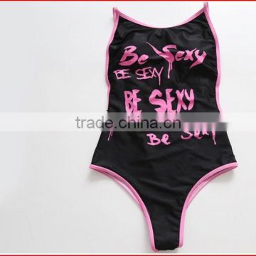 Wholesale Black Be Sexy Fashion Woman One Piece Swimsuit 2017