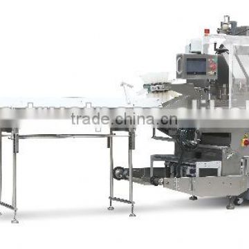 Pillow Pack Packaging Wrapping Equipment Horizontal Flow Fresh Fruit Tray Wrapper Automatic Vegetable Bags Packing Machine