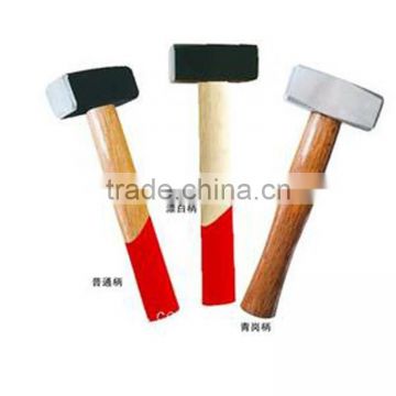 1kg cast iron mason hammer with painting hammer head