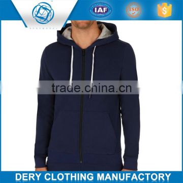 Professional breathable custom funnel neck hoodie with 21S yarn