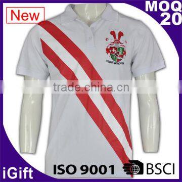 ISO9001/BSCI factory in China new design polo shirt 100% cotton mens