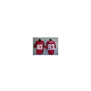 NFL Jerseys Patriots #83 Welker red with 50th patch