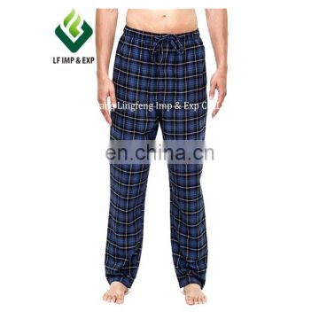 Mens 100% Cotton Yarn Dyed Flannel Lounge Pants