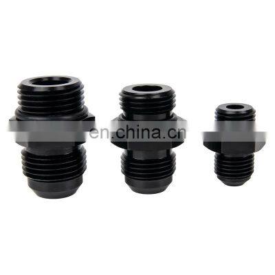 Hot Selling Car Black Universal ORB-6 O-Ring AN6-AN6 External Thread Adapter Connector System