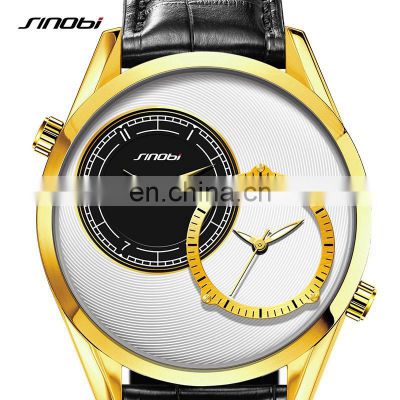 SINOBI Father's Gift Watch S9625G Gentleman Man Wrist Watch Classic Man Handwtch Dropshipping Cheap Watches