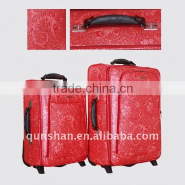 the China phoenix featherstrolley luggage(ART NO:9068#)