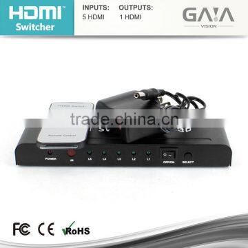 Best 5 PORT HDMI Switch Selector Switcher Splitter 1080p For HDTV PS3