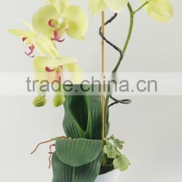 Best selling indoor decoration flower stand /imitation bonsai orchid/artificial flowers cheap