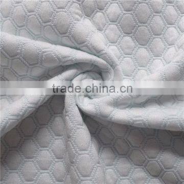 100%viscose in surface knitted jacquard home textile mattress fabric