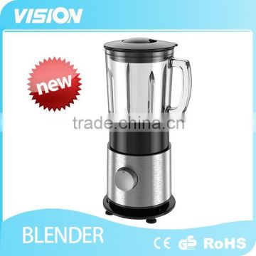 WX-521S 500W New design Glass jar Stainless steel stand blender