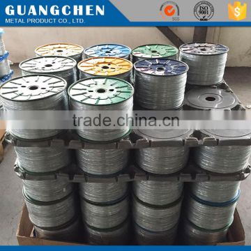 7*3 hot dipping galvanized steel wire rope